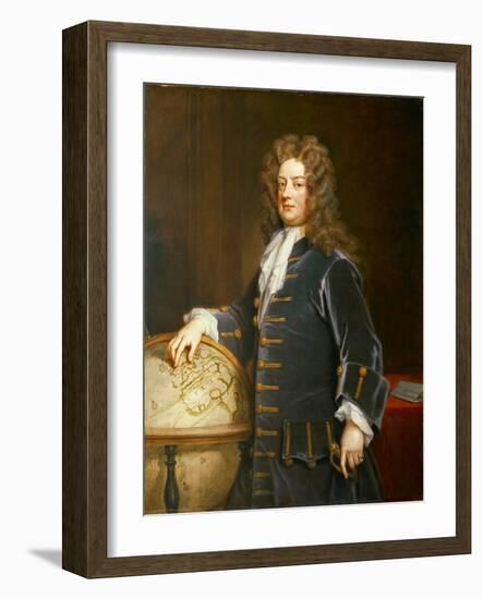 Admiral Edward Russell, 1St Earl of Orford (1653-1727), C.1710 (Oil Painting)-Godfrey Kneller-Framed Giclee Print