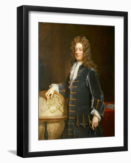 Admiral Edward Russell, 1St Earl of Orford (1653-1727), C.1710 (Oil Painting)-Godfrey Kneller-Framed Giclee Print