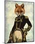 Admiral Fox Full-Fab Funky-Mounted Art Print