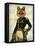 Admiral Fox Full-Fab Funky-Framed Stretched Canvas