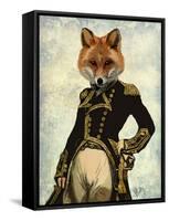 Admiral Fox Full-Fab Funky-Framed Stretched Canvas