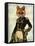 Admiral Fox Full-Fab Funky-Framed Stretched Canvas