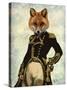 Admiral Fox Full-Fab Funky-Stretched Canvas