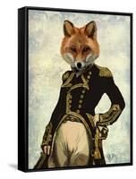 Admiral Fox Full-Fab Funky-Framed Stretched Canvas