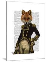 Admiral Fox Full-Fab Funky-Stretched Canvas