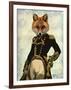 Admiral Fox Full-Fab Funky-Framed Art Print