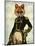 Admiral Fox Full-Fab Funky-Mounted Art Print