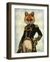 Admiral Fox Full-Fab Funky-Framed Art Print