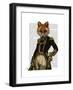 Admiral Fox Full-Fab Funky-Framed Art Print