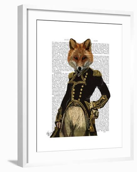 Admiral Fox Full-Fab Funky-Framed Art Print