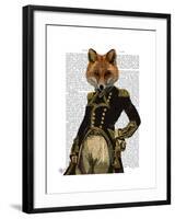 Admiral Fox Full-Fab Funky-Framed Art Print