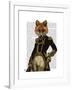 Admiral Fox Full-Fab Funky-Framed Art Print