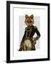 Admiral Fox Full-Fab Funky-Framed Art Print