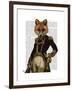 Admiral Fox Full-Fab Funky-Framed Art Print