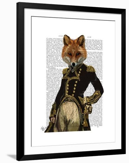 Admiral Fox Full-Fab Funky-Framed Art Print