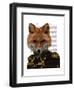 Admiral Fox Portrait-Fab Funky-Framed Art Print
