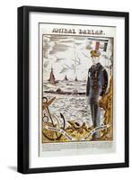 Admiral Francois Darlan, Commander of the French Navy, 1940-Pierre Falke-Framed Premium Giclee Print