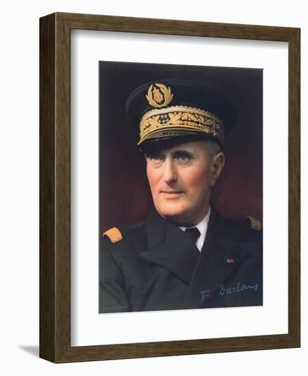 Admiral Francois Darlan-null-Framed Giclee Print