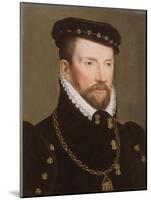 Admiral Gaspard II De Coligny, 1565-70-Francois Clouet-Mounted Giclee Print