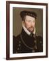 Admiral Gaspard II De Coligny, 1565-70-Francois Clouet-Framed Giclee Print