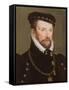 Admiral Gaspard II De Coligny, 1565-70-Francois Clouet-Framed Stretched Canvas