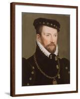 Admiral Gaspard II De Coligny, 1565-70-Francois Clouet-Framed Giclee Print