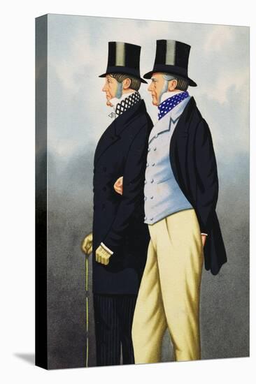 Admiral Henry John Rous (1795-1877) and George Payne (1803-78), Fathers of the Turf-null-Stretched Canvas