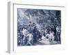 Admiral Horatio Nelson's Death at Trafalgar, 1805-null-Framed Giclee Print