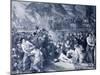 Admiral Horatio Nelson's Death at Trafalgar, 1805-null-Mounted Giclee Print