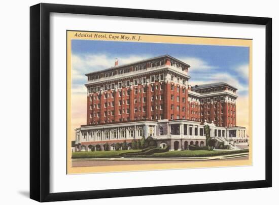 Admiral Hotel, Cape May, New Jersey-null-Framed Art Print