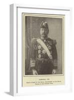 Admiral Ito, Chief of Staff of the Navy, Commander of the Naval Forces in the Chinese War-null-Framed Photographic Print