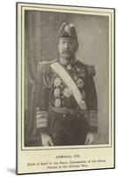 Admiral Ito, Chief of Staff of the Navy, Commander of the Naval Forces in the Chinese War-null-Mounted Photographic Print