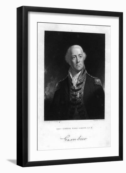 Admiral James Gambier (1756-183), 1st Baron Gambier, 1837-W Holl-Framed Giclee Print