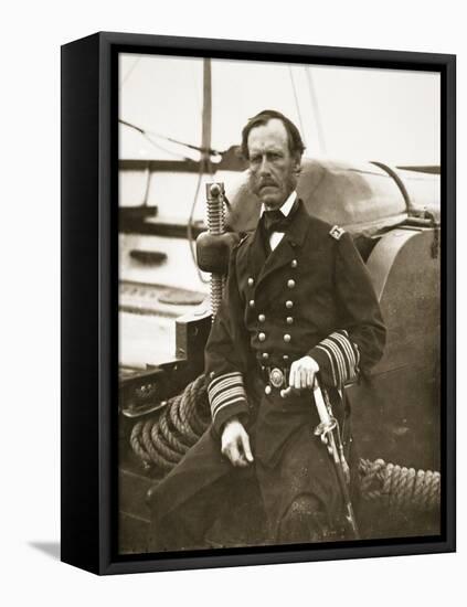 Admiral John A. Dahlgren-Mathew Brady-Framed Stretched Canvas