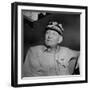 Admiral John S. Mccain, Sitting Aboard a Us Navy Carrier-J^ R^ Eyerman-Framed Photographic Print