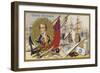 Admiral Lord Nelson and the Battle of Trafalgar, 1805-null-Framed Giclee Print