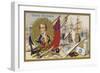 Admiral Lord Nelson and the Battle of Trafalgar, 1805-null-Framed Giclee Print