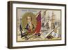 Admiral Lord Nelson and the Battle of Trafalgar, 1805-null-Framed Premium Giclee Print