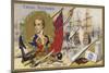 Admiral Lord Nelson and the Battle of Trafalgar, 1805-null-Mounted Premium Giclee Print