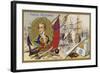 Admiral Lord Nelson and the Battle of Trafalgar, 1805-null-Framed Giclee Print