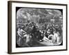 Admiral Lord Nelson Wounded at the Battle of Trafalgar, 1805-Newton & Co-Framed Giclee Print