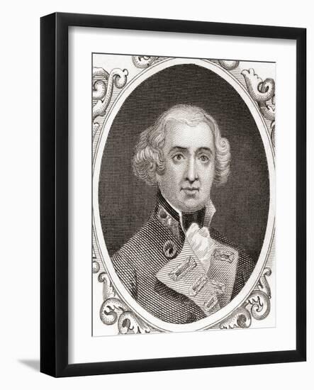 Admiral of the Fleet Richard Howe, 1st Earl Howe-null-Framed Giclee Print