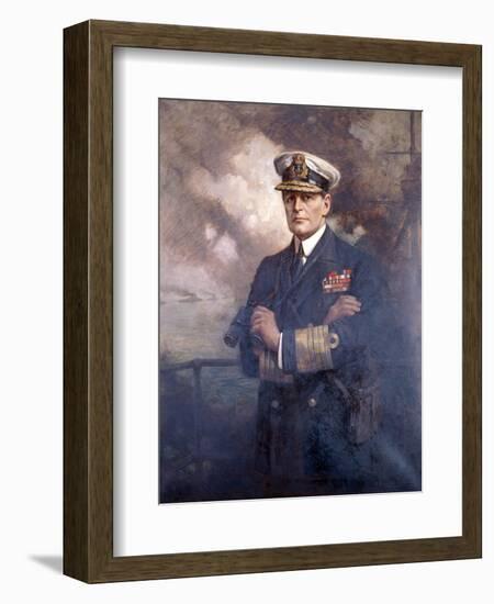 Admiral of the Fleet, the Earl Beatty, 1920-Albert Chevallier Tayler-Framed Giclee Print