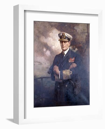 Admiral of the Fleet, the Earl Beatty, 1920-Albert Chevallier Tayler-Framed Giclee Print