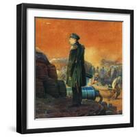 Admiral Pavel Nakhimov on the Bastion, 1855-Vasily Timm-Framed Giclee Print