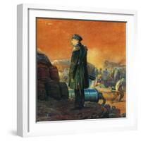 Admiral Pavel Nakhimov on the Bastion, 1855-Vasily Timm-Framed Giclee Print