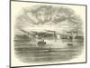 Admiral Porter's Fleet at the Mouth of the Yazoo, December 1862-null-Mounted Giclee Print