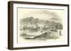 Admiral Porter's Fleet on Red River, March 1864-null-Framed Giclee Print