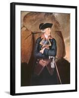 Admiral Richard Howe (Colour Litho)-John Singleton Copley-Framed Giclee Print