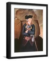 Admiral Richard Howe (Colour Litho)-John Singleton Copley-Framed Giclee Print